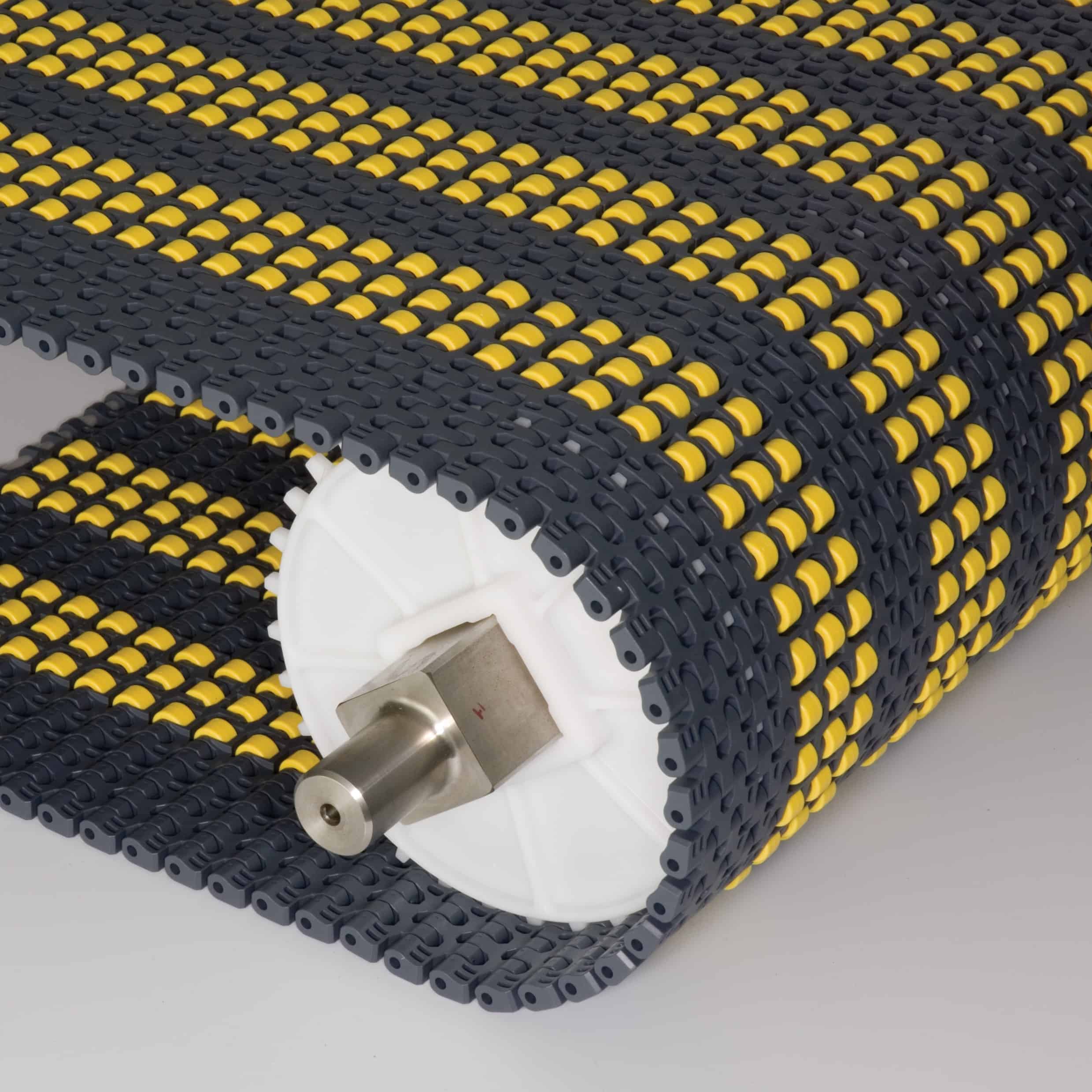 activated-roller-belt-arb-intralox S1000 with insert rollers Roller Conveyor Manufacturer Sorting Conveyor